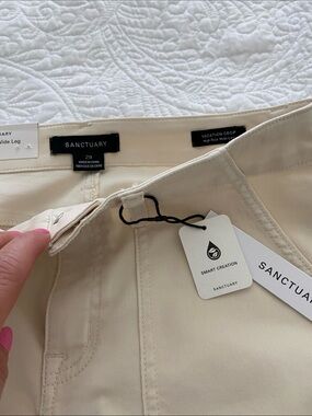 Vacation CropPants in Cream by Sanctuary NWT